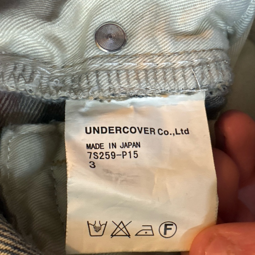 Undercover chaos multi-zipper denim - Picture 6 of 8